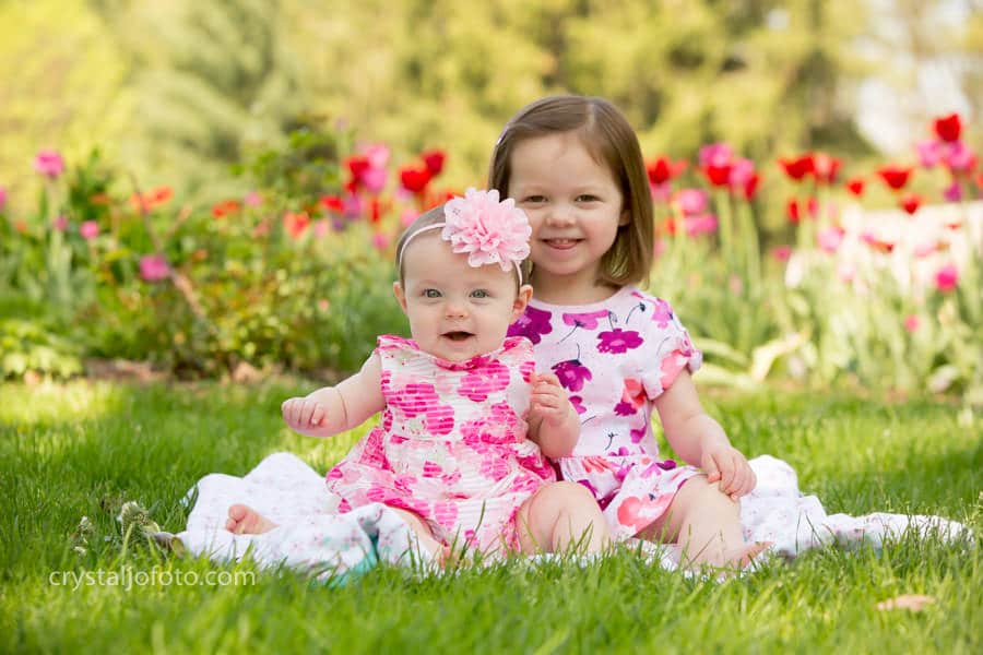 Tulips and Eleanor. Columbus Baby Photography - Crystal Jo Foto ...